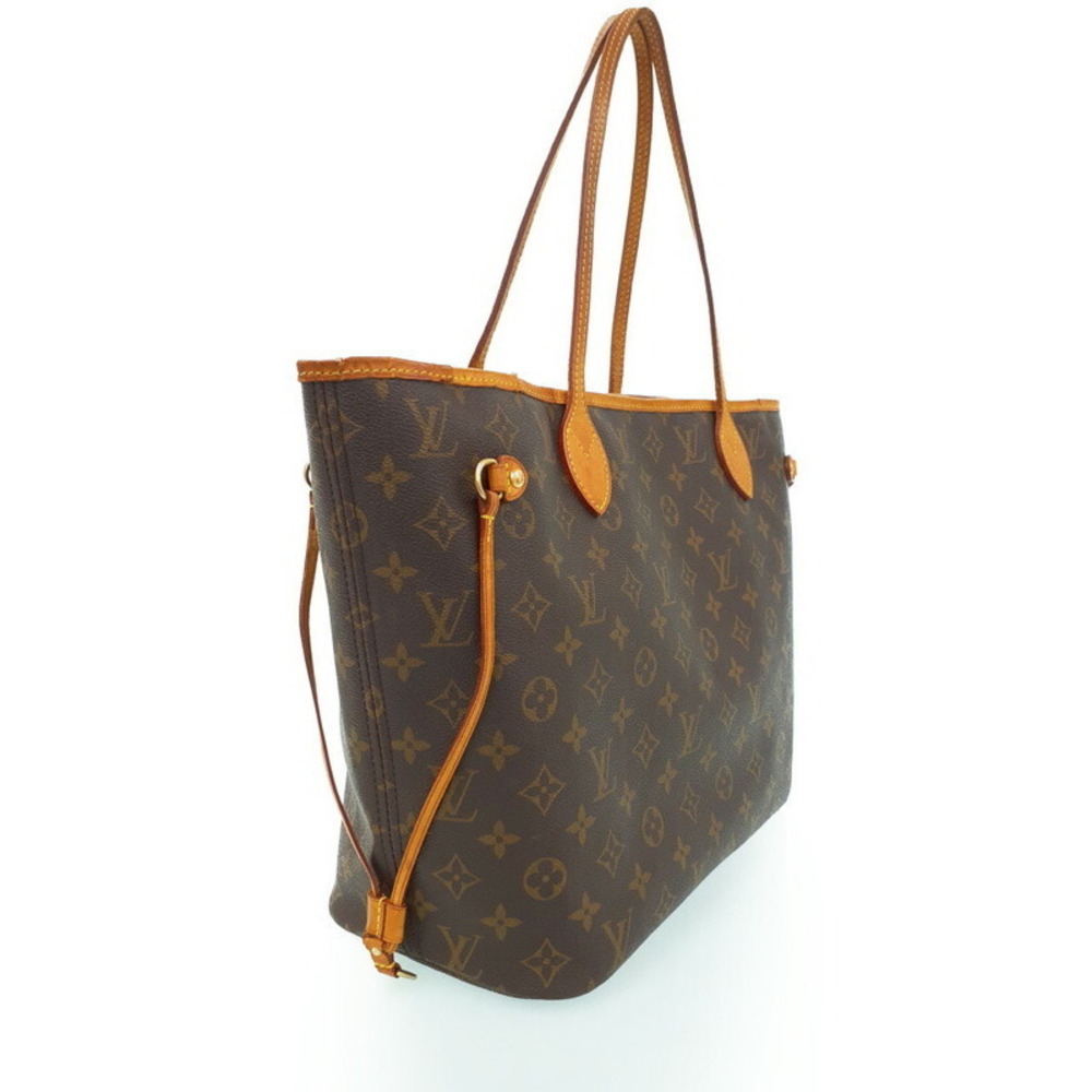 Louis Vuitton Monogram Leather Brown Neverfull Tote Bag - Picture 2 of 8
